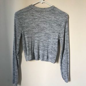 H&M long sleeve crop top